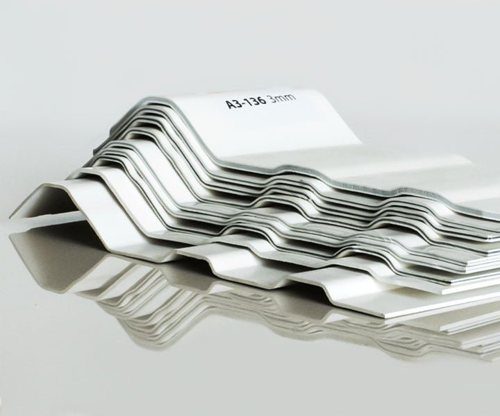 Láminas de PVC Aceros Torices